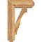 Ekena Millwork Balboa Craftsman Rough Sawn Bracket w/ Offset Brace, Western Red Cedar, 8"W x 22"D x 34"H BKT0806X22X34BOA04RWR - alternate 3